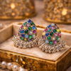 VISINORY Rajasthani Short Kashmiri Earrings
